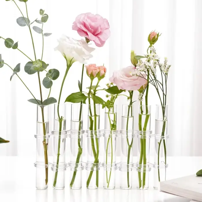 Vase à Fleurs en Verre à Charnière