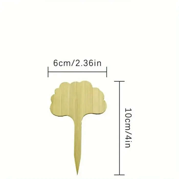 Étiquettes de plantes en bois, 50 pièces, marqueurs de jardin succulents et de fleurs, décoration de