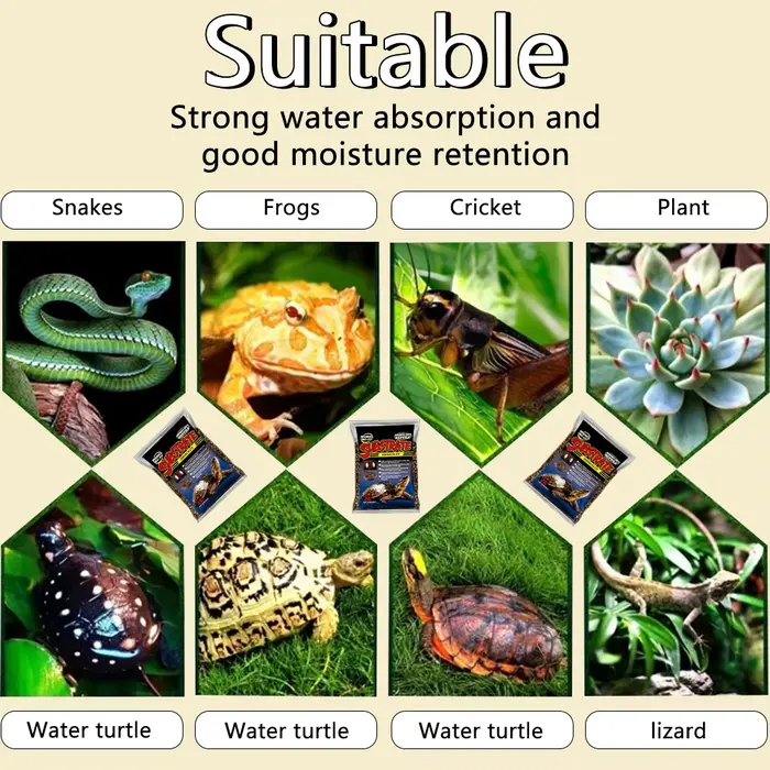 2/4L Perlite vermiculite sol de noix de coco tortue oeuf incubation substrat jardin pot sol mélange médias Reptile accessoires d'élevage