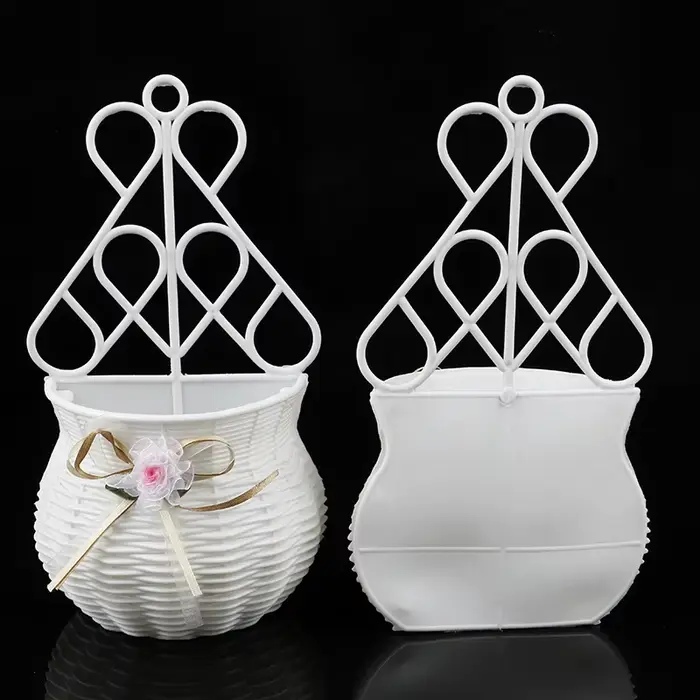 Vase en rotin Élfait à la main pour la décoration intérieure