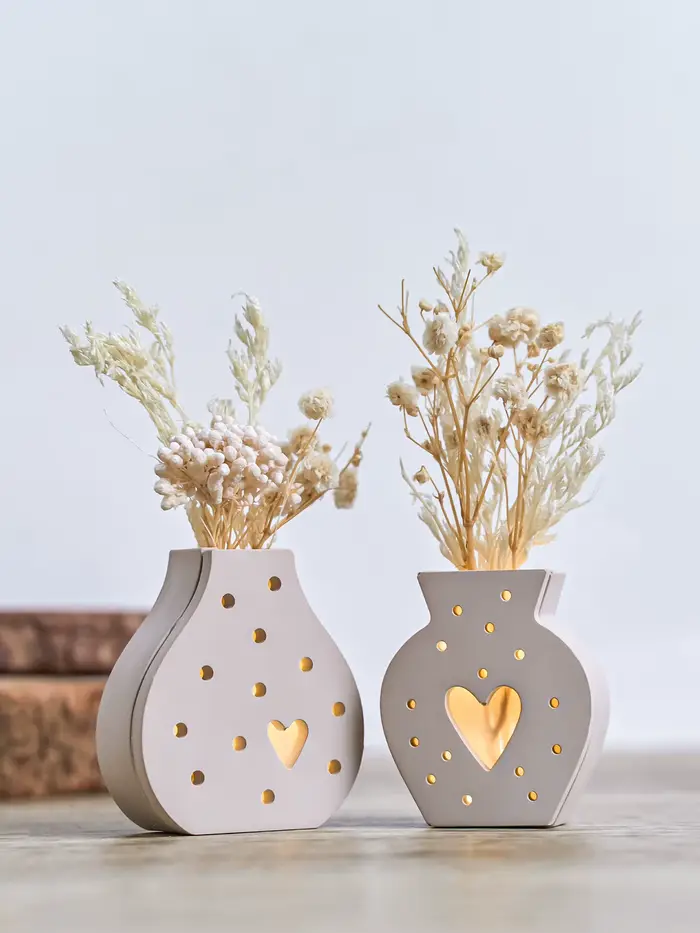 Mini Vase de fleurs séchées en Silicone