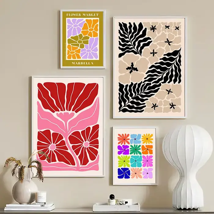Affiches et imprimés de plantes abstraites