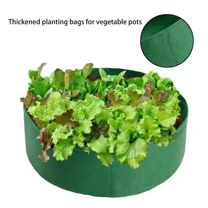 Pot de culture en tissu respirant - Sac de plantation robuste pour l'aération des racines - Jardinière réutilisable pour légumes pour jardin et terrasse