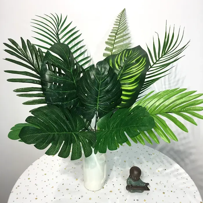 Feuilles artificielles en plastique