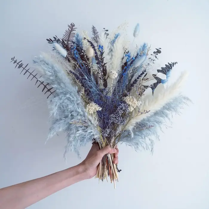 Bouquet bohème de pampas séchées moelleuses, fête de la ferme, décoration d'intérieur, Noël, mariage, anniversaire, Gand
