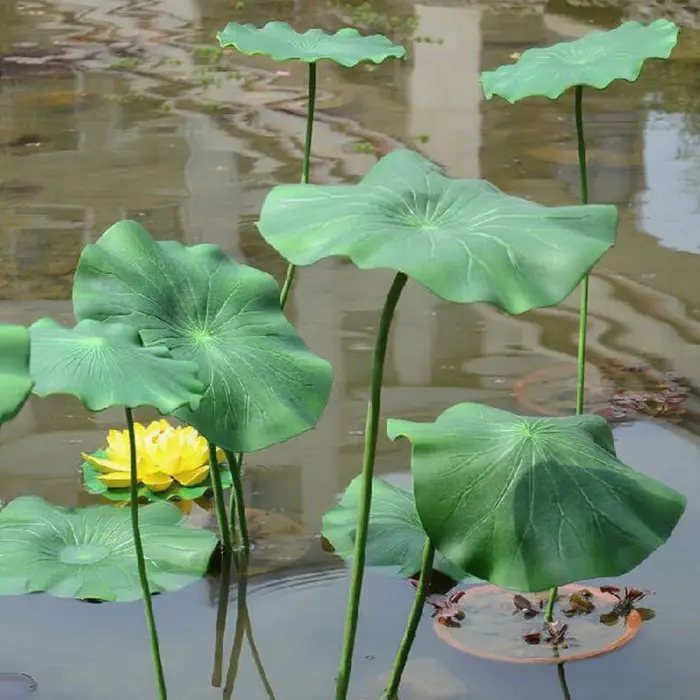 Fleurs artificielles, faux lotus