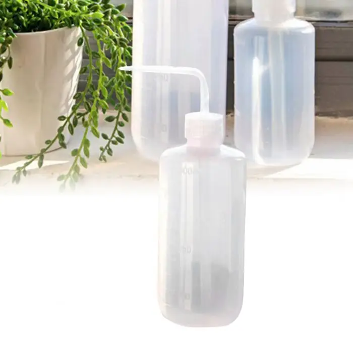 Bouteille d'arrosage avec bec verseur, bouilloire, marque d'échelle, plantes succulentes, arrosoir à