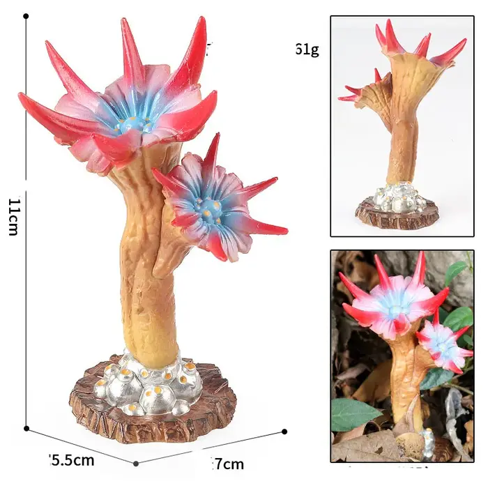 Simulation plante solide ornement champignon vénus piège à mouche Carnegiea Gigantea jardin pot de f
