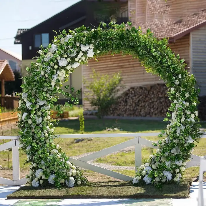 Plante artificielle en rotin