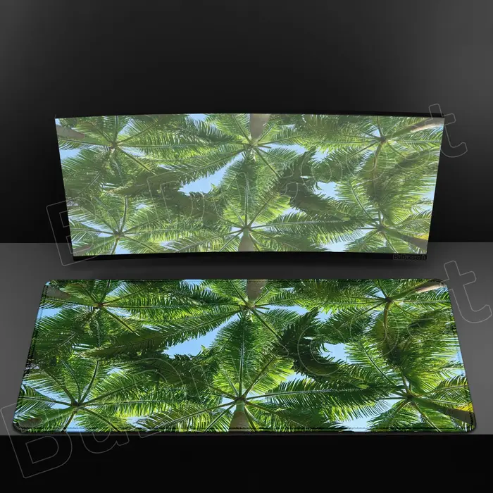 Tapis de souris plante florale verte botanique