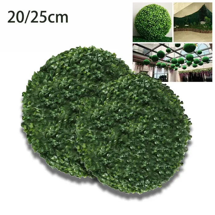 Boule de plante artificielle ronde