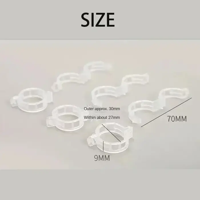 Clips de Soutien Réutilisables en Plastique pour Plantes