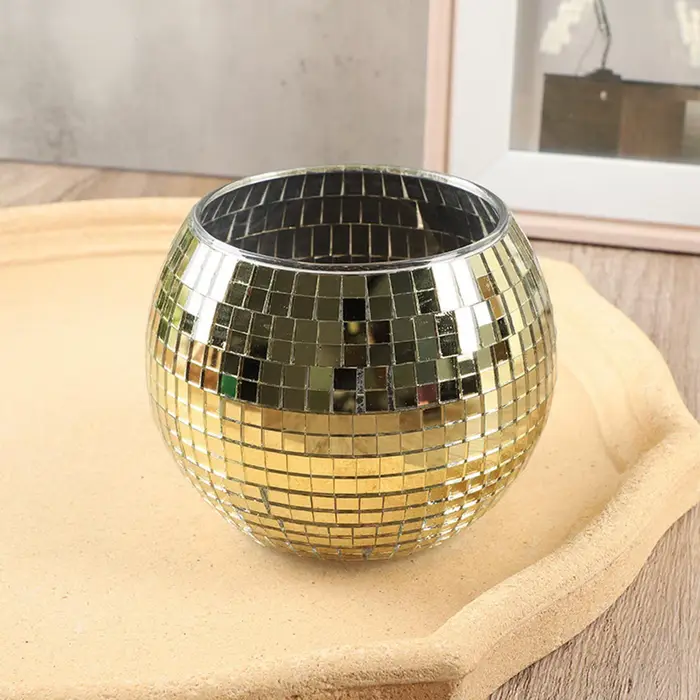 Jardinière boule Disco décor