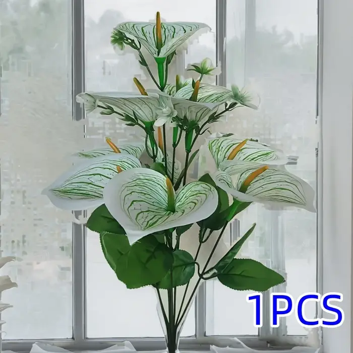 1 bouquet de 10 lys calla aux couleurs vives