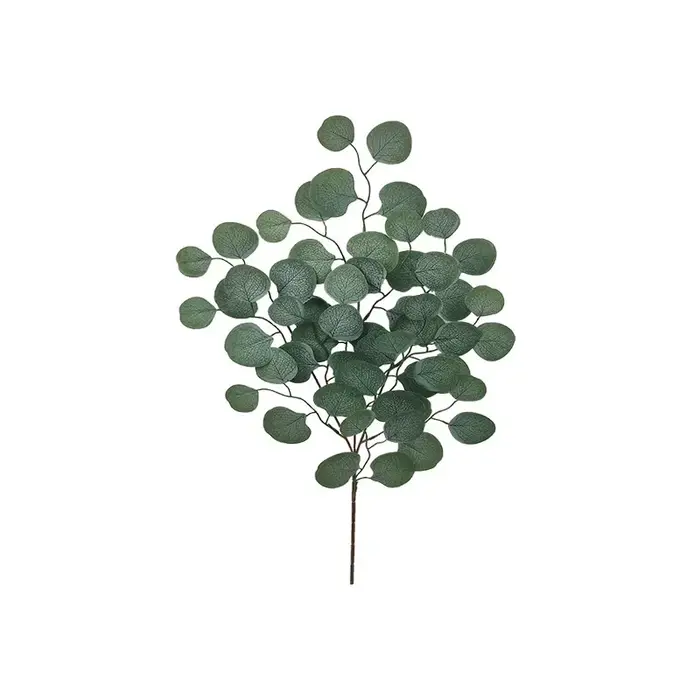 Aloès vert 6 pièces artificiel 4 feuilles branche d'eucalyptus plantes vertes décoration florale de
