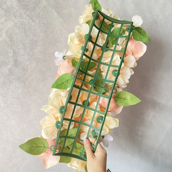 50CM Artificial Rose Ground Flower Arrangement Eucalyptus