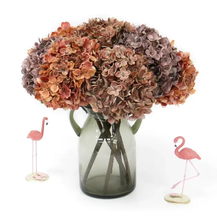 Fleurs d'hortensia artificielles
