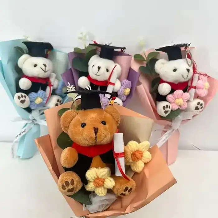 Mini Bouquet de Fleurs Artificielles Dr Bear
