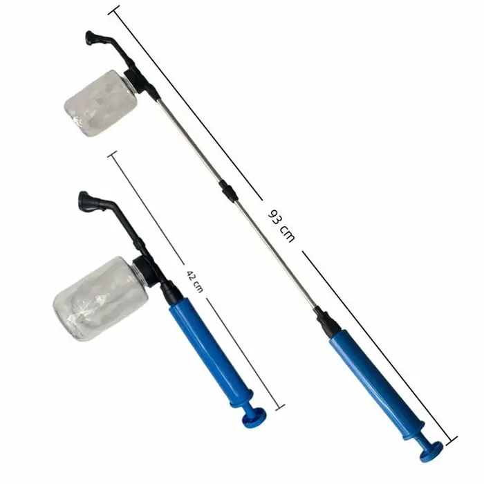 Pulvérisateur de poudre télescopique portable