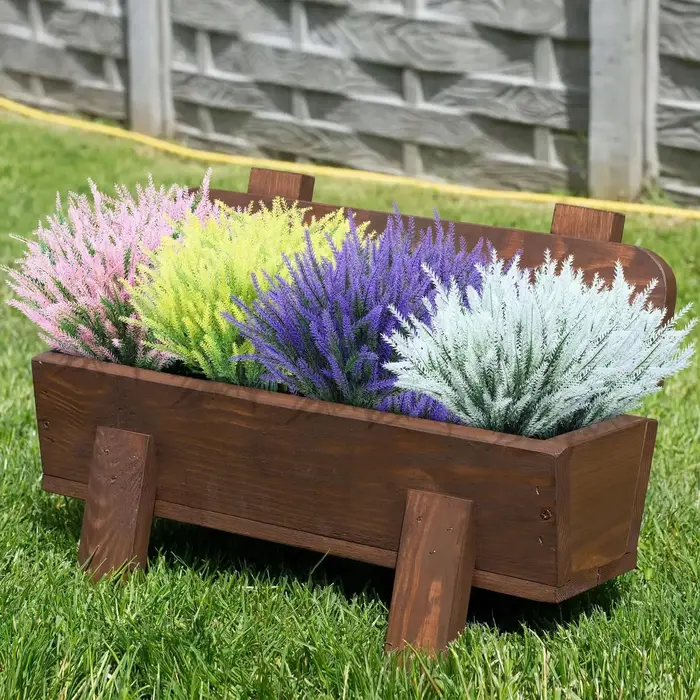 1 pièce de fleurs artificielles lavande de 35 cm