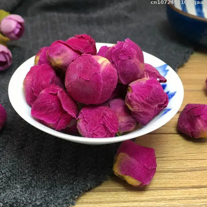 Boule de pivoine naturelle en vrac, 50g-800g, artisanat, bricolage, décoration en résine de cristal,