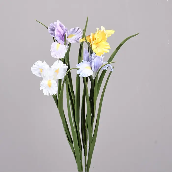 27In Iris fleur fleurs artificielles fausses