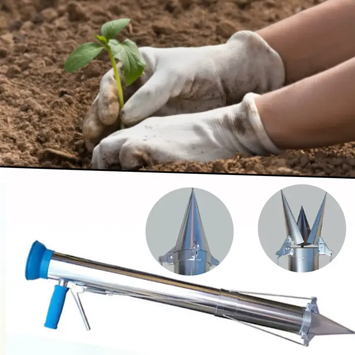 Outil de transplantation de plantes Transplanteur de semis Planteur