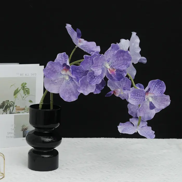 Orchidée papillon fleurs artificielles soie