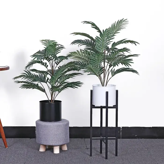 Plantes artificielles d'arbre Monstera vert en plastique