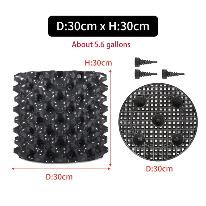 Poterie pour plantes, contrôle des racines