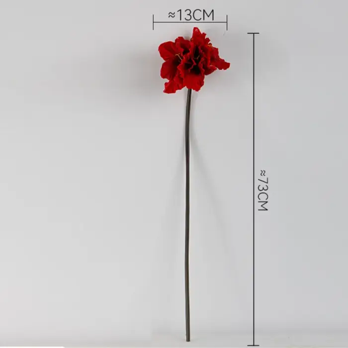 6 pièces de fleurs artificielles en PU