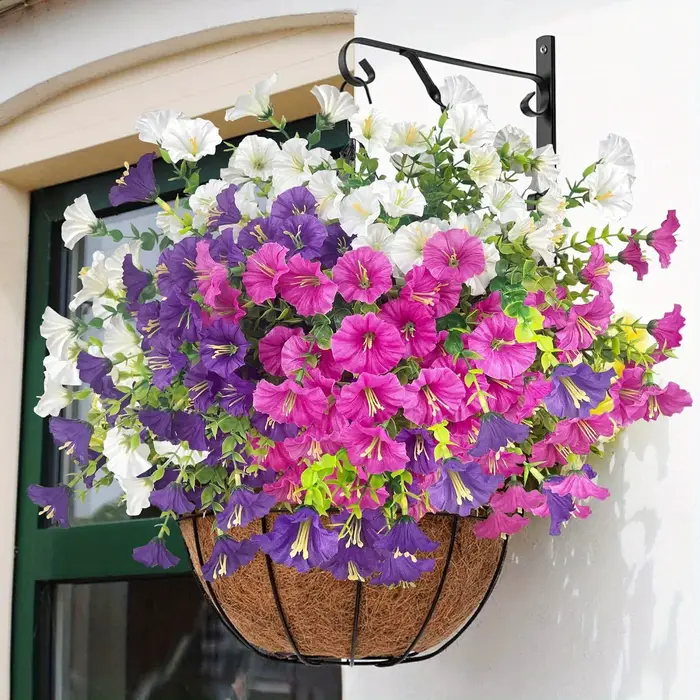 Lot de 6/9 fleurs artificielles de volubilis