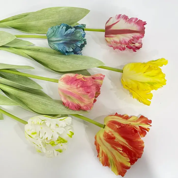 Branche de tulipe perroquet 3D de luxe