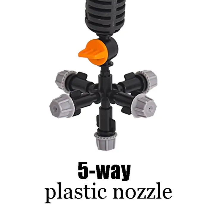 Brumisation suspendue 5/7 voies réglable en laiton plastique arroseur buse de refroidissement arrose