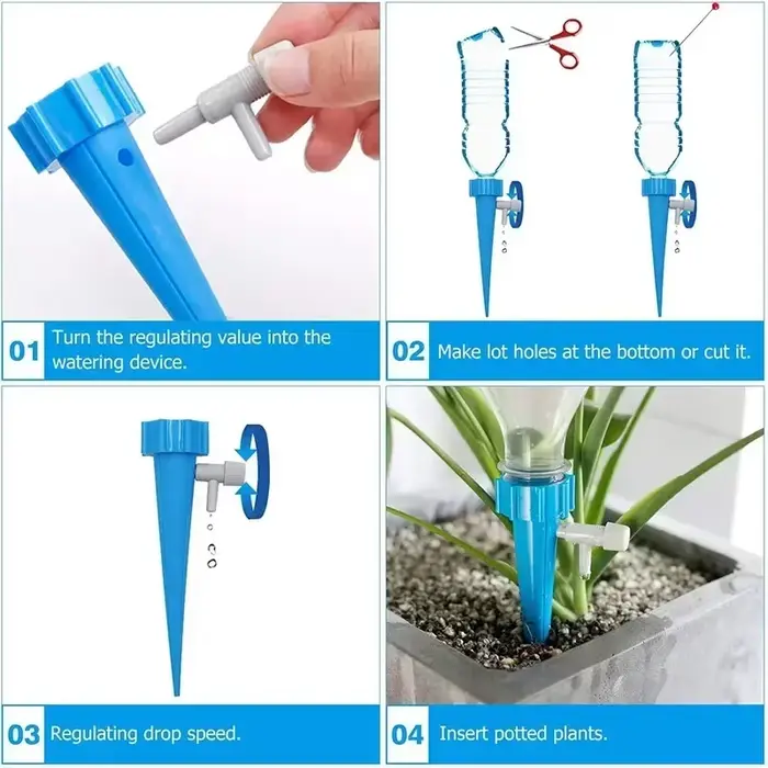 Système d'irrigation goutte à goutte automatique pour plantes