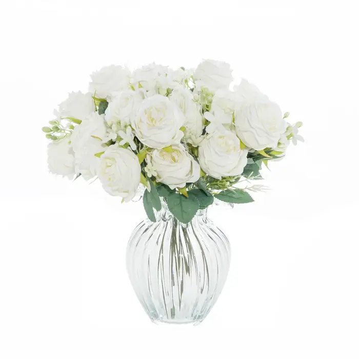 Vase à fleurs artificielles