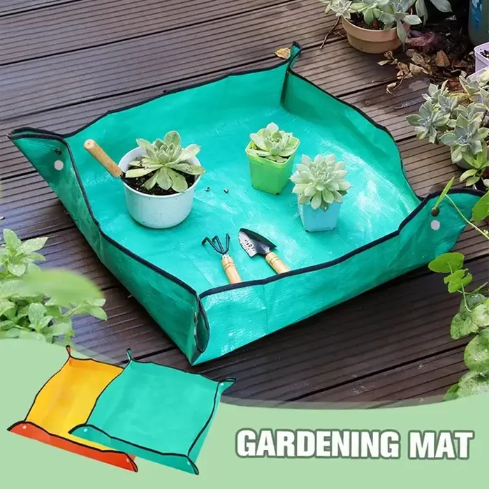 Tapis de jardinage PE carré pour plantes