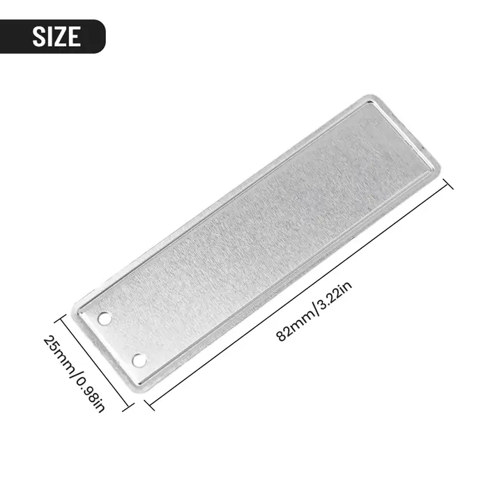 Étiquettes métalliques Double face en aluminium pour plantes