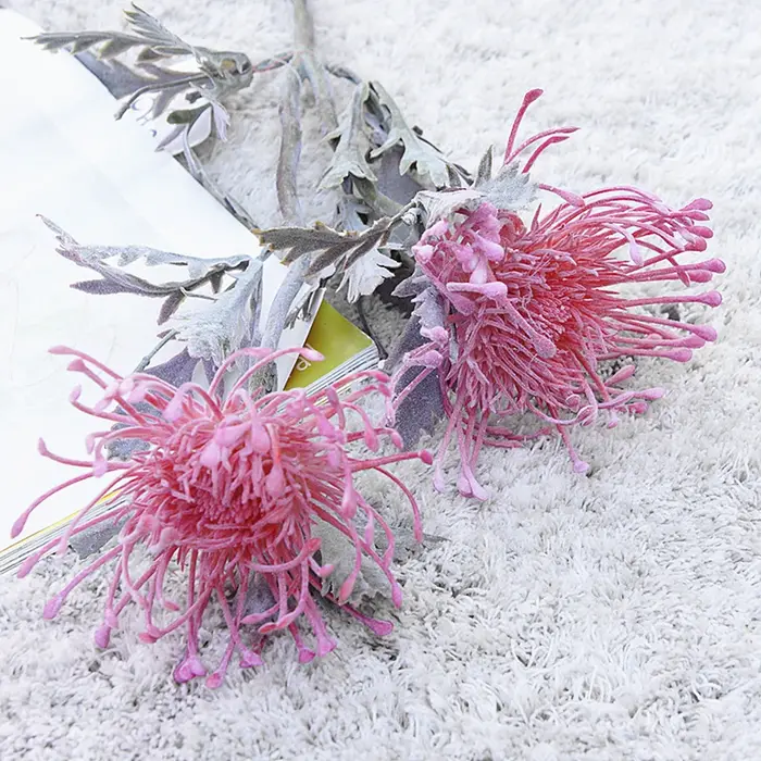 3 Pcs Fleurs Artificielles Branche Crabe Griffe Festival Vase Maison Salle De Mariage Automne Halloween Decora Faux Plantes Jardin Accessoire