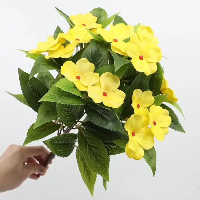 Fleurs artificielles en soie de haute qualité pour mariage