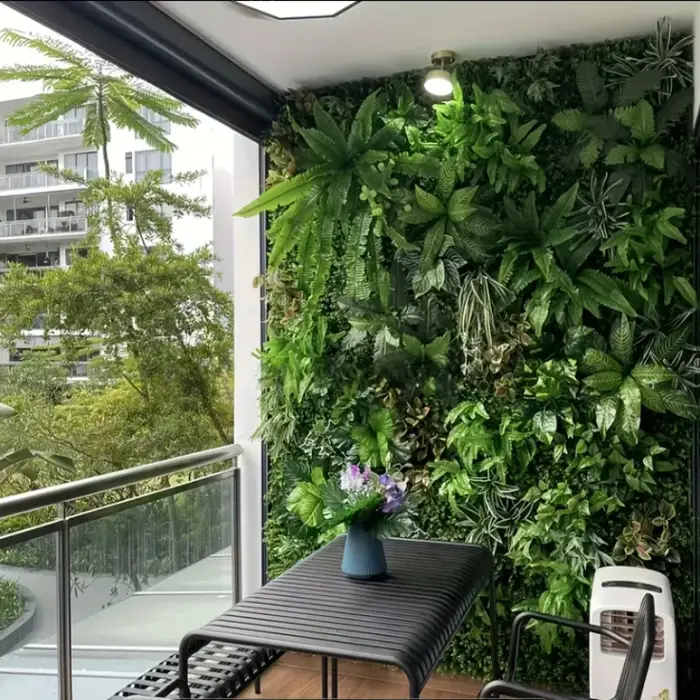 Plantes artificielles panneau mural d'herbe haie de buis pour intérieur extérieur maison jardin décoration verticale fausse plante herbe mariage