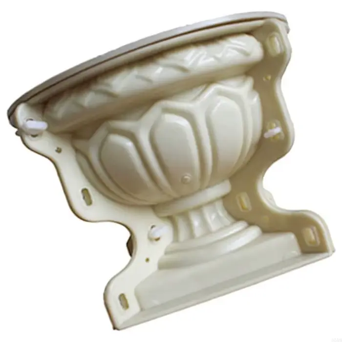 Moule en plastique Pot fleurs artisanat ciment décoration bricolage bonsaï planteur faisant boîte rangement