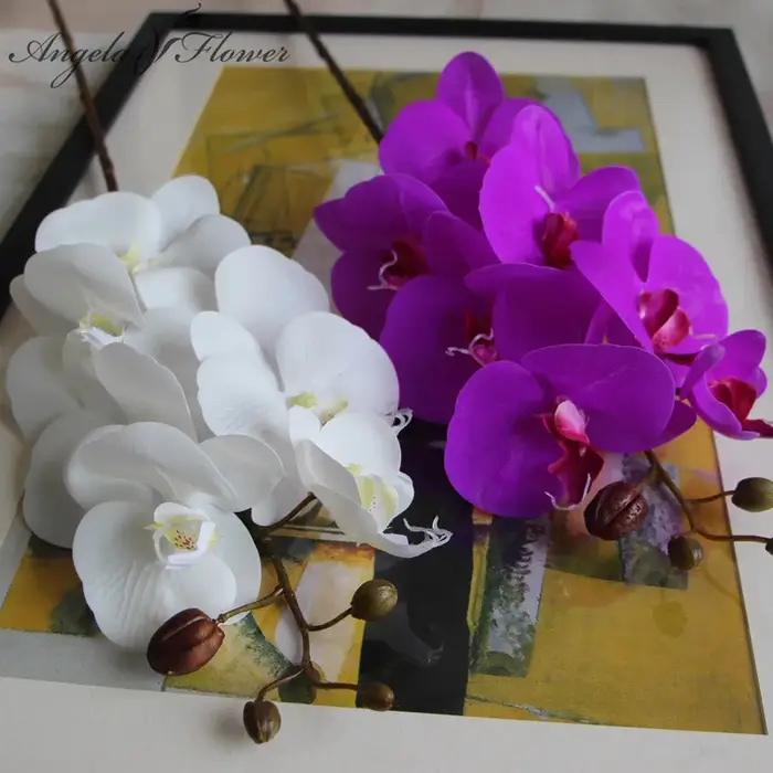 Orchidée Papillon Artificielle en PU