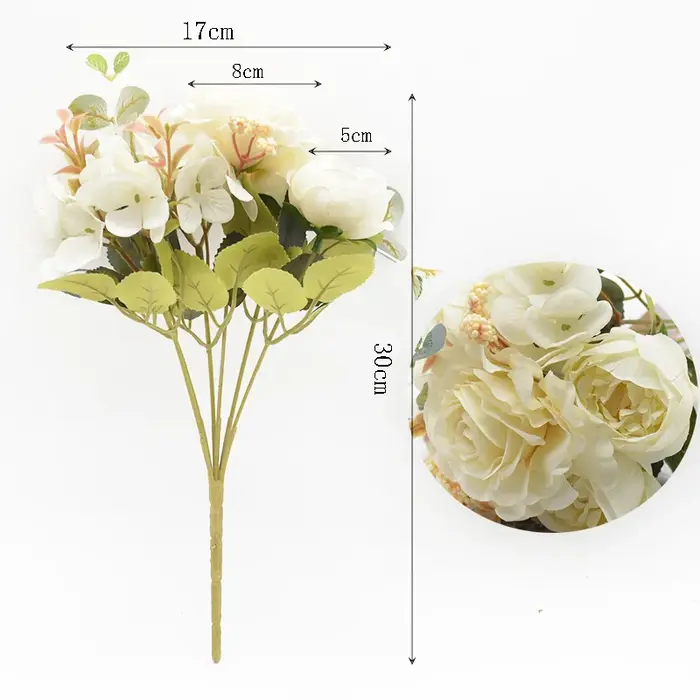 Fleurs artificielles, paquet unique