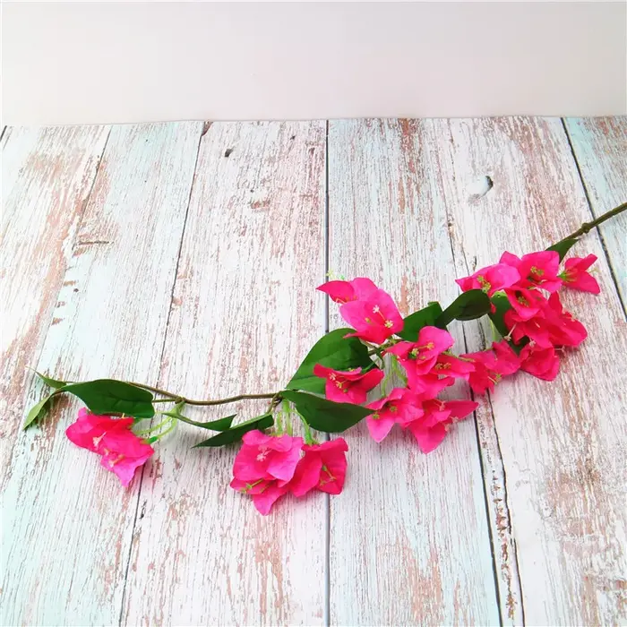 Fleur artificielle de simulation de fleur de prunier 78 cm, Bougainvillier en soie, fausse fleur art