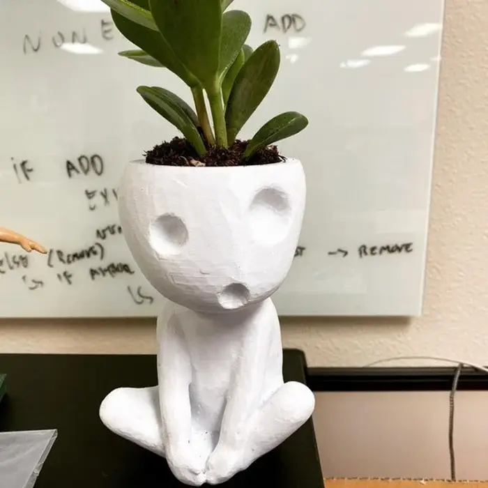 Pot de user inage Kodama pour Plantes d'Nik, Elfes des Arbres Kawaii, Petit Support de Plante à Air, Pots de Fleurs