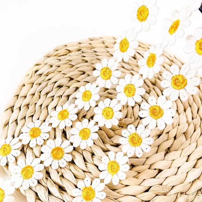 Dentelle soluble dans l'eau Romantic Destroy AndrSun Flower