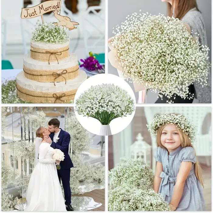 Fleurs artificielles de Gypsophile