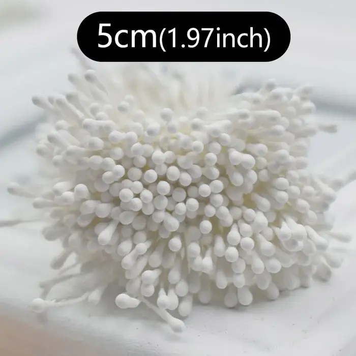 400 pièces 2mm Mini fleur étamine Pistil mariage à la main fleurs artificielles pour mariage décorat
