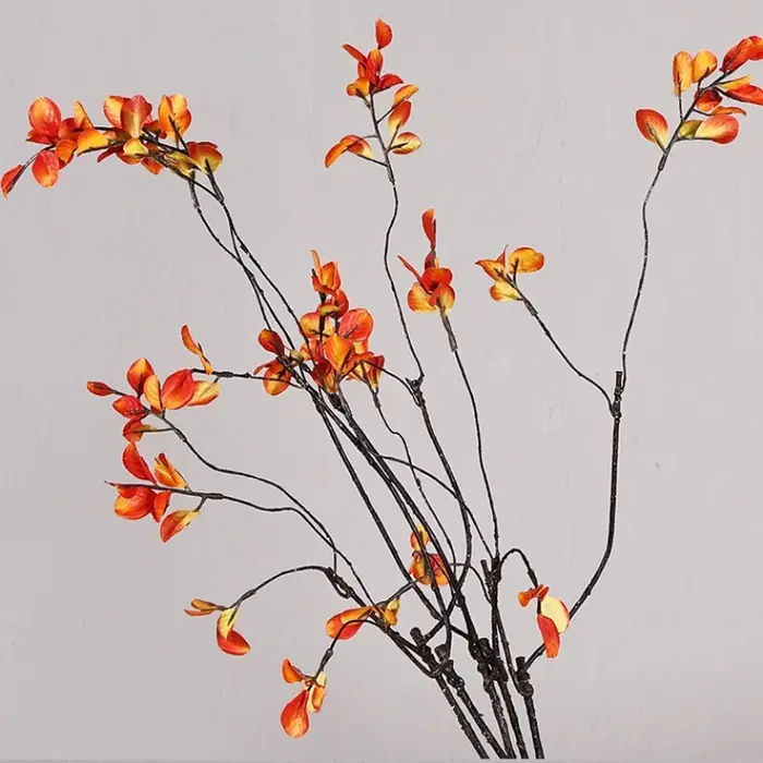 Feuille d'érable rouge artificielle